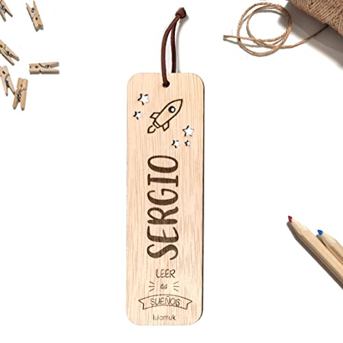Punto de libro madera personalizado | Marcapáginas de madera día del libro o Sant Jordi | regalo pareja, amigos, madre, mamá, padre | Motivo leer da sueños | Lulamuk Punto de libro madera personalizado | Marcapáginas de madera día del libro o Sant Jordi | regalo pareja, amigos, madre, mamá, padre | Motivo leer da sueños | Lulamuk