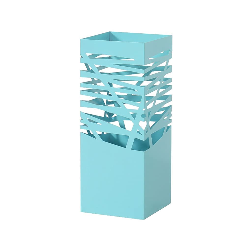 DFGHNBVC Durable Umbrella Stand Holder With Drain For Home Hotel Lobby - Stylish Storage Rack For Umbrellas, Entryway Nization, Space-Saving Design,Blue