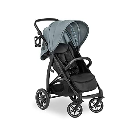 Hauck Buggy Rapid 4D / bis 25 kg / Schnell Faltbar / Sonnen Verdeck UPF 50 + / Gummiräder / Getränkehalter / Höhenverstellbar / Liegeposition / Leicht Abwischbar / Großer Einkaufskorb / Jungle Grün Cover