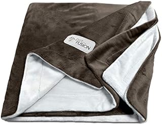 PetFusion Premium Pet Blanket Micro Plush Soft Dog and Cat Blanket Machine Washable Cosy Throw, Brown - X-Large (152cm x 122cm)