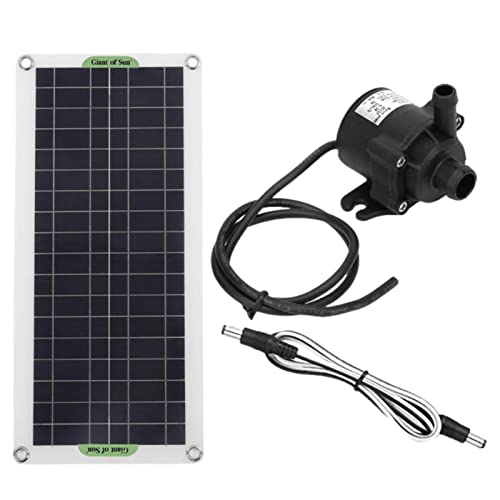 zhanshi 2 Pcs Bomba de Agua Solar, Kit de Bomba de Fuente Solar, Bomba de Fuente de Estanque de jardín al Aire Libre de 6,5 W para Estanque, jardín, césped, Alta tasa de conversión Cover