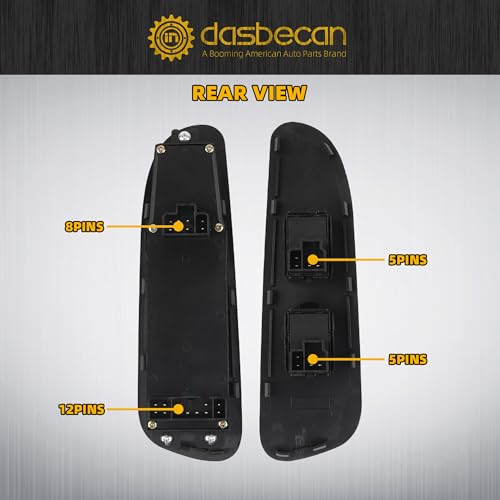 Interrupteur de fenêtre de commande principale pour lunette de commande Ram 1500