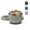 Crock-Pot Portable Electric Lunch Box 20-Ounce Food Warmer Moonshine Green | Ideal for Travel On-the-Go | Keeps Food Spill-Free Warm & Tasty | Dishwasher-Safe