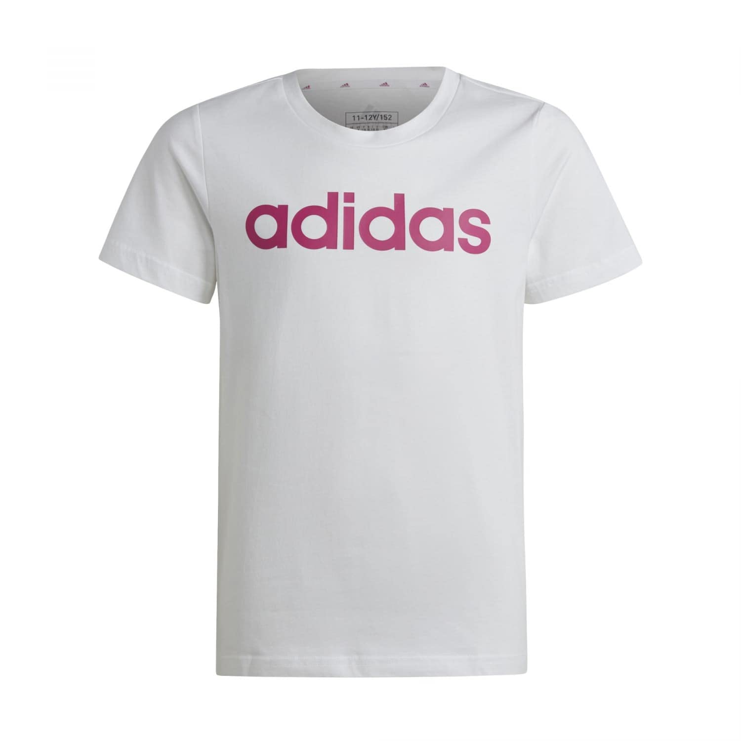 adidas Essentials Linear Logo Cotton Slim Fit T-Shirt T-Shirt (Short Sleeve) Niñas (Pack de 1)