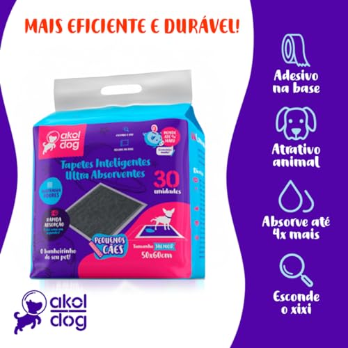 Kit 2 Pacotes Tapete Higiênico Akol Dog 50x60cm
