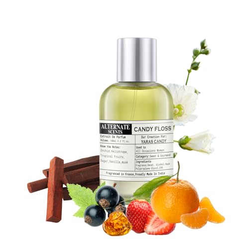 Image of Alternate Scents CANDY FLOSS 100ml Long Lasting Perfume For Women |Strong&Long Lasting with 30% Oil Concentration|Sweet Fruity Gourmand|Fragrance From France |Made In India|