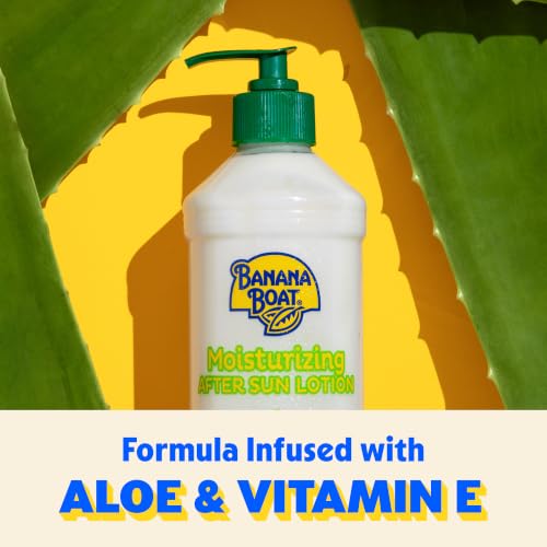Banana Boat Moisturizing After Sun Lotion with Aloe, 16 Fl Oz - image 2