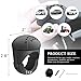 Povtii Steering Wheel Spinner, 360° Rotatable Soft Surface Steering Wheel Booster, Anti-Slip Silicone & ABS Steering Wheel Handle Knob with Metal Bearing Balls, Car Accessories