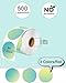 Joatuxul 3 inch Round Thermal Labels, Thermal Printer Labels use for Barcode, Shipping, Customized, Circle Direct Thermal Stickers 500 Labels for Printer, Gradient Green