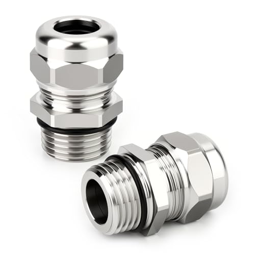 Presse-étoupe NPT 1/2 pouce en acier inoxydable TAISHER pour câble 8-12 mm x2