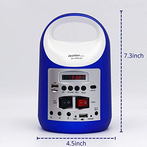 soyond Solar Generator Portable Power Station, Portable Battery Generator with Solar Generator (Solar Panel Included) 8000mAh Battery 2 LED Bulbs Fm Radio for Outdoors Camping Travel Emergency - Thumbnail 6