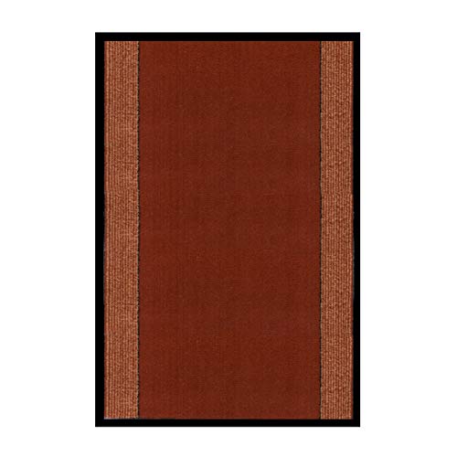 JML Magic Carpet Washable Door Mat - Ultra Absorbent Fibres Soak Up Water, Moisture and Mud, Dirt Trapper Door Mats Indoor, a Doormat to Keep Mud and Dirt off Your Floors, Large, Terracotta