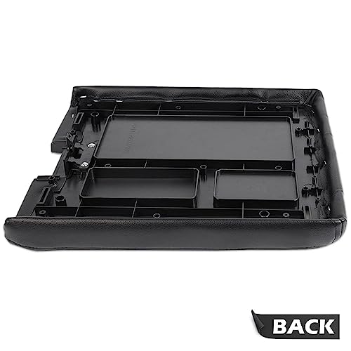 Pit66 02ITG4508ABK Center Console Lid Armrest Cover, Compatible With 2008-2014 Chevy Silverado Gmc Sierra/ 07-13 Tahoe Avalanche Yukon thumb #1