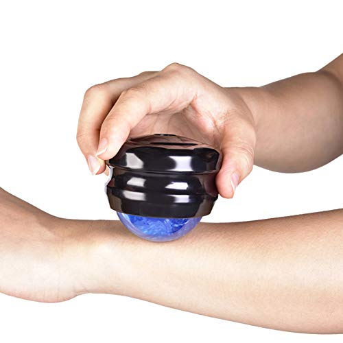 SUNANTH Massage Roller Ball,2-Pack Handheld Massage Therapy and Relax Tool for Sore Muscles,Joint Pain Relief Relaxing,Full Body Deep Tissue Massage(Blue&Purple) - Image 6