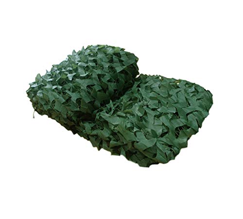 WINGZI Outdoor visor camouflage net Camouflage Net Pure Green For Halloween Army Nets Lightweight And Durable Shade Decoration Hunting Shooting Camping Woodland Camouflage Network (Size : 3m*3m)