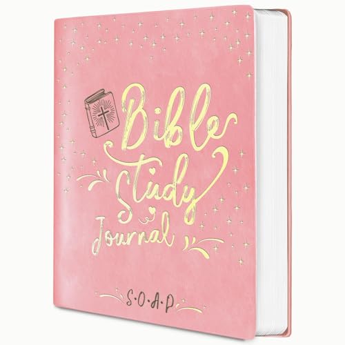 PARIS IN RAIN S.O.A.P. Bible Study Journal: Prayer & Church Notes Journal, 180-Day Spiritual Journey, Daily Devotional & Note-Taking Kit - Perfect Faith-Based Gift for Men & Women (Rose Pink)