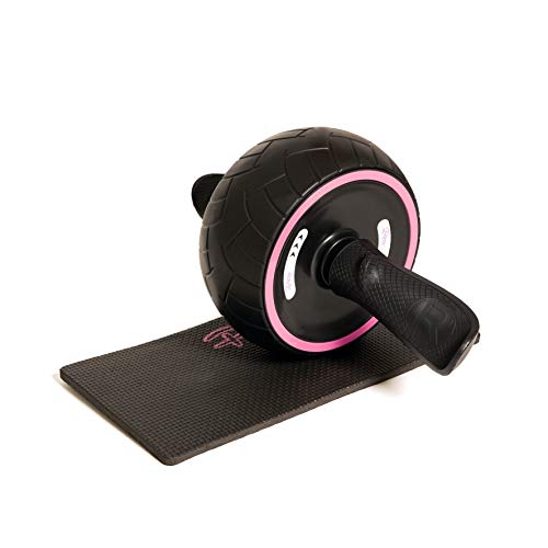 HEALTHYMODELLIFE PINC Active Ab Roller Wheel with Knee Mat - Great for Ab Workouts & Core Exercises - for Men & Women - Perfect Home Gym Equipment for Ab Exercises