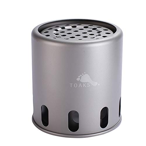 TOAKS Outdoor Camping Titanium Backpacking piec opalany drewnem (STV-12 (mały))