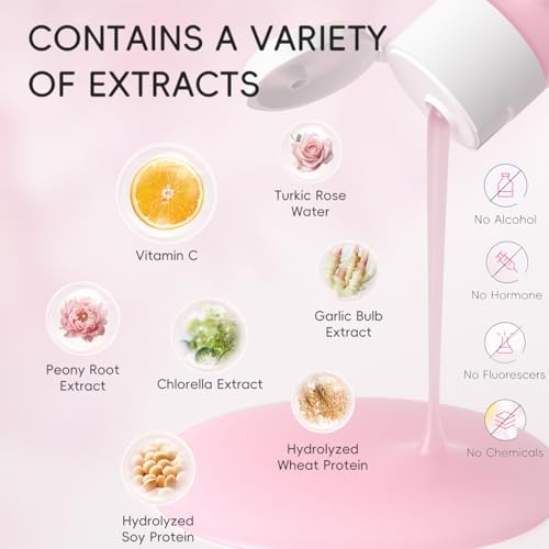 Sakura Womens Gift Sets-Sakura Shower Gift Sets for Women-Teenage Girl Gift-Toiletries Gift Set With Travel Size Cleanser,Toner,Face Cream,Sunscream,Shampoo,Conditioner and Body Wash-7Pcs Skincare Set - Image 3