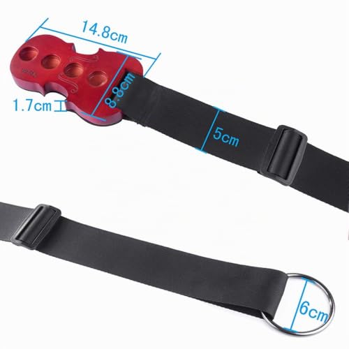Rayzm Cello Endpin Stopper aus massivem Ahorn – rutschfester Bodenhalter mit 4 Löchern & verstellbarem Nylonband – Schutz für Cello-Spikes