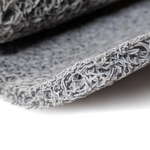 ASR Outdoor Grey Miners Moss Sluice Box Matting Mining Equipment for Gold Prospecting, Unbacked 10mm, 12 x 36 inch