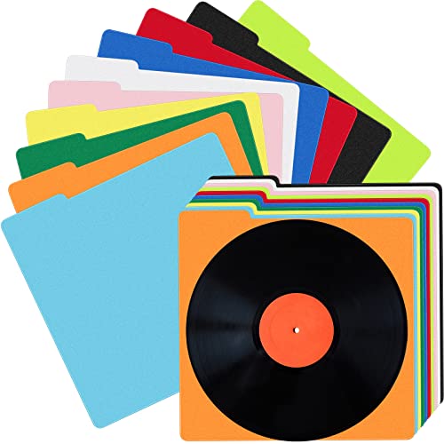 Intercalaires plastique pour disque vinyle 33 tours avec onglets séparateurs de rangement rigides