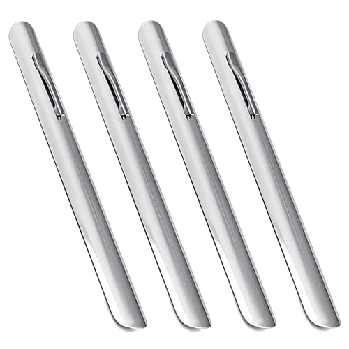 Recoge Migas Pan Mesa, 4 Pcs Recogedor de Migas, Recogedor de Migas en Acero Inoxidable, Recogemigas INOX, Ideal para Recoger Migass y Ideal para Recoger el Mantel