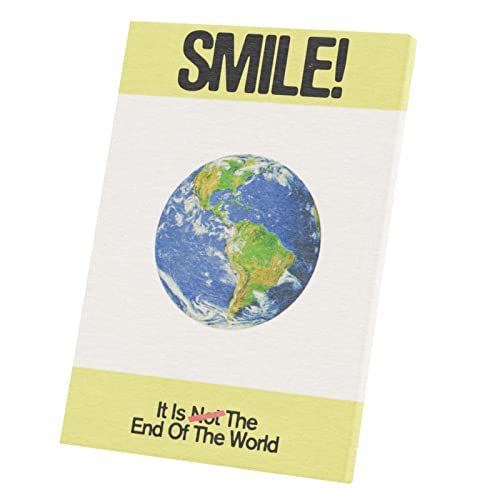 Affiche poster Smile! collage vintage pour sublimer votre bureau ou salon