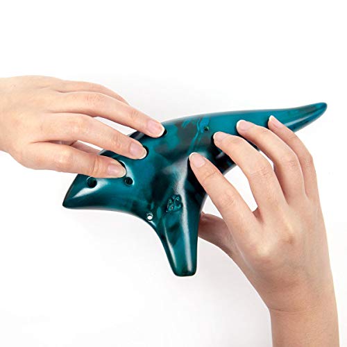 Lotmusic MI3042-MUS Ocarina, 12 Tones Alto C Ceramic Musical Instrument thumb #3