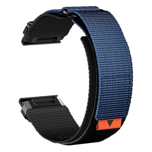SFIWFOGD Bracelet de Remplacement 26mm 22mm Quickfit, Compatible avec Garmin Fenix ​​8 Epix Pro 7 7X 6X 5X Plus Enduro 3 2(Blue,Quickfit 26mm)