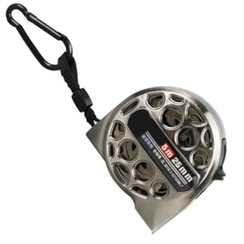 Bamyli Stainless Steel 25mm 5m Tape Measure,Retractable Hollow Measuring Tape, High Precision Tape Measure Rust and Corrosion Resistant Steel Tape for Industrial and Home Use 1 Bamyli Stainless Steel 25mm 5m Tape Measure,Retractable Hollow Measuring Tape, High Precision Tape Measure Rust and Corrosion Resistant Steel Tape for Industrial and Home Use