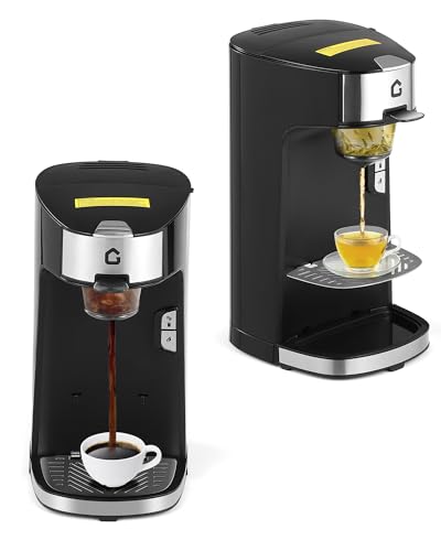 LinTimes Pod Coffee Maker, Single Serve 1300W Machine for...