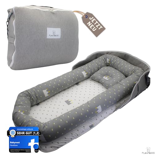 Flantiboo® Babynest - Kuschelnest für Neugeborene - perfekt für...