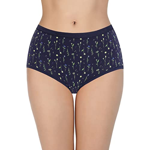 Image of Amante Printed Cotton Full Brief Panty Pack(Pack of 3)