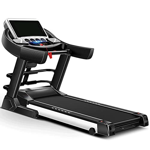 Image of Home Electric Smart Folding Mute Shock Absorption Multi-Function Sports Fitness Equipment Treadmill (Black)