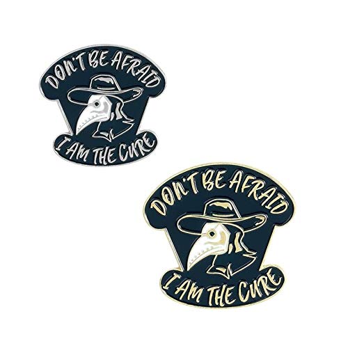 LiasunLiasun Plague Doctor Enamel Pin Set - Bird Beak Face Brooches Cartoon Brooch Badge Pins for Clothes Bags Backpack
