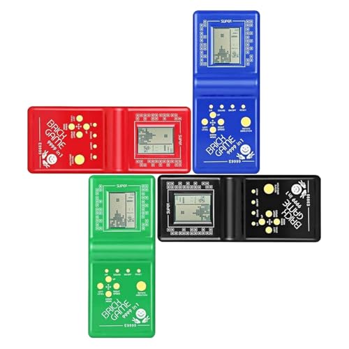 Image of Handheld Brick Game Console 9999 in 1 with LCD Screen, Button Controls and AA Battery Slot