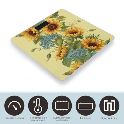Báscula Digital VstaDank para Baño de Vidrio Templado miniatura 3