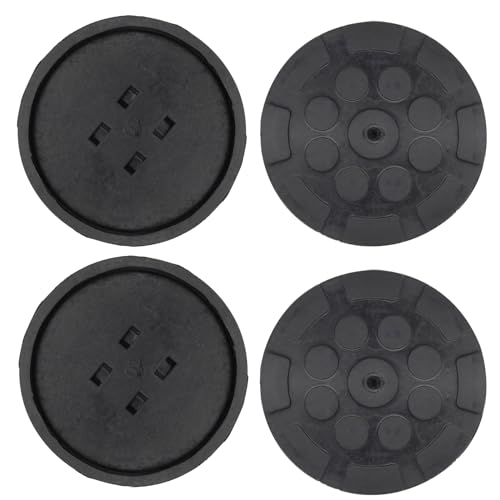 4 Stück Auto Gummiauflage Gummiklotz Gummiblock Für Wagenheber Hebebühne Rangierheber Gummipuffer Unterstellbock Auto KFZ PKW