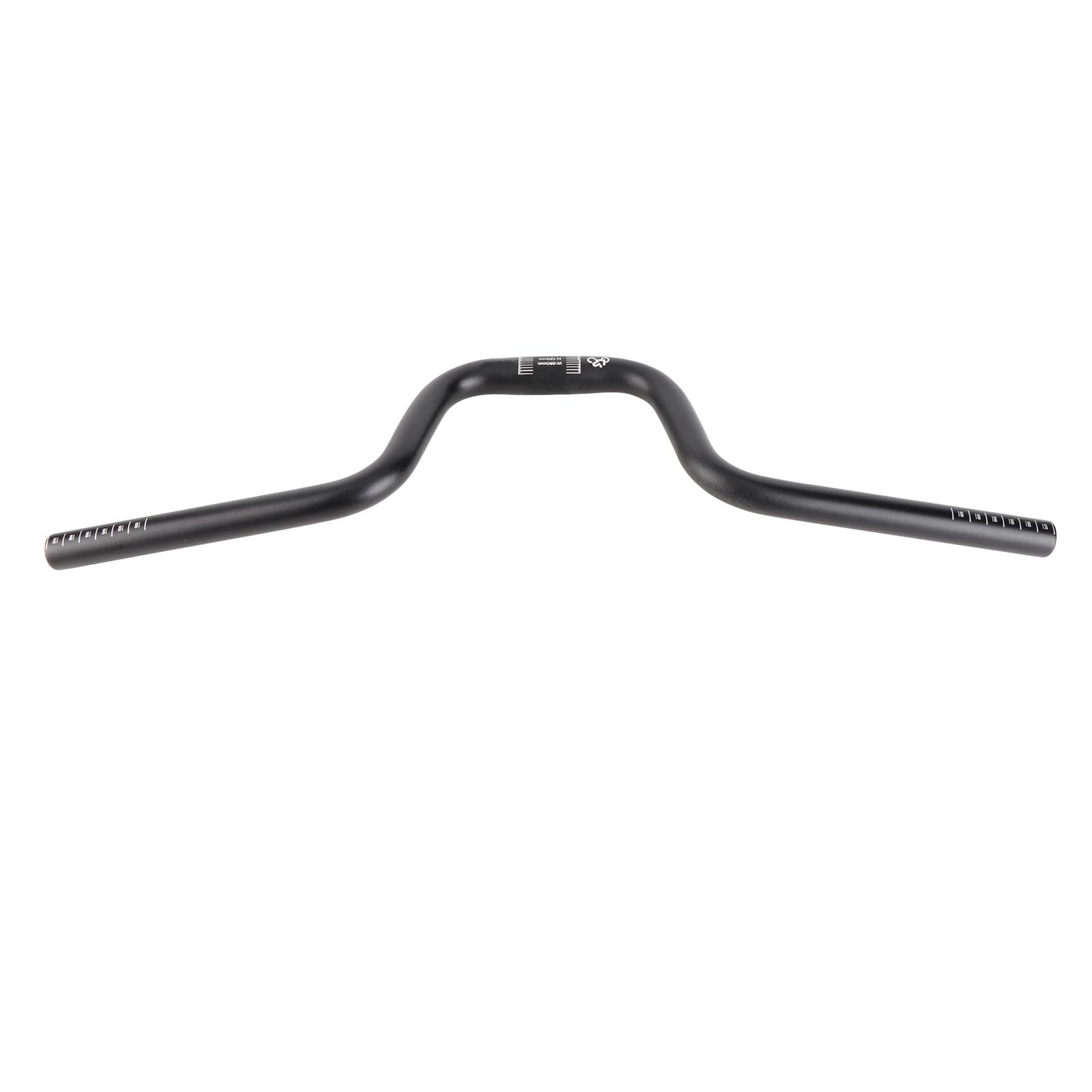 Manubrio Riser 600mm 25.4mm In Alluminio - Pieghevole, BMX, MTB, Fixed Gear, Universale Nero