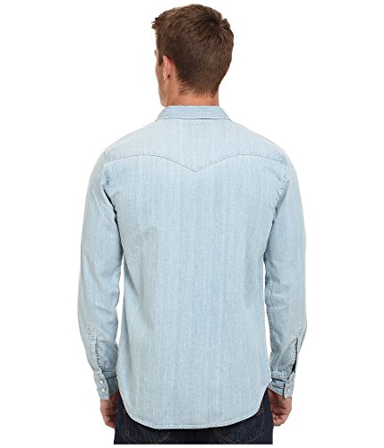 Levi's Men's Standard Barstow Denim Western Snap-Up Shirt3