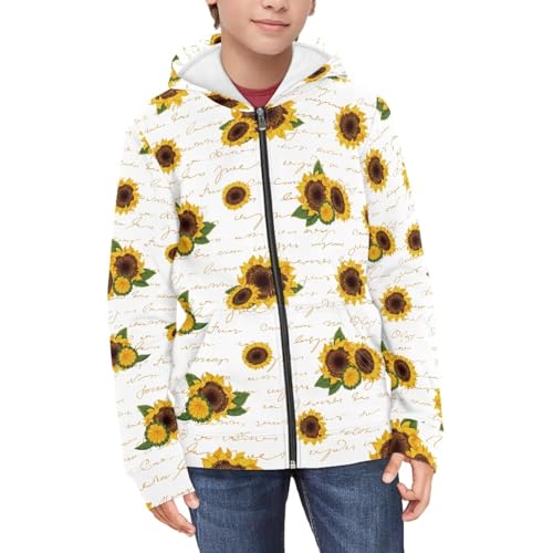 AmzPrint Zip Up Hoodies For Girls Fall Lightweight Long Sleeve Graphic Hoodie Jackets Tops With Pocket3