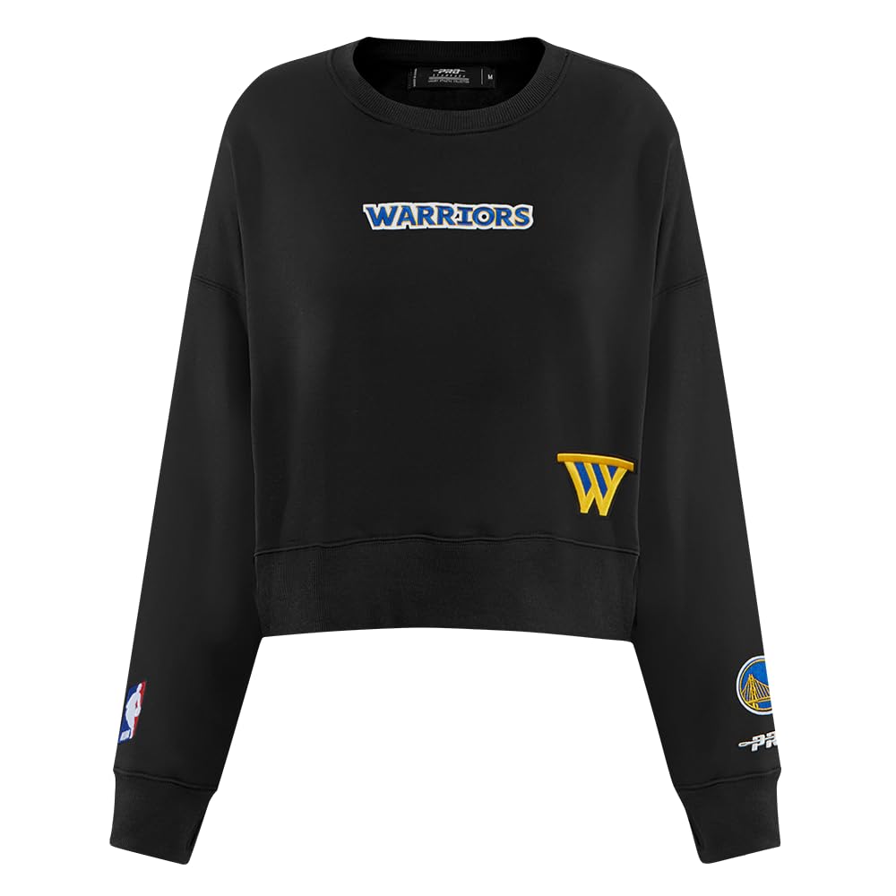 Pro Standard Damska bluza NBA Wingspan W FLC Crewneck Bluza, czarna, XL, Czarny, XL