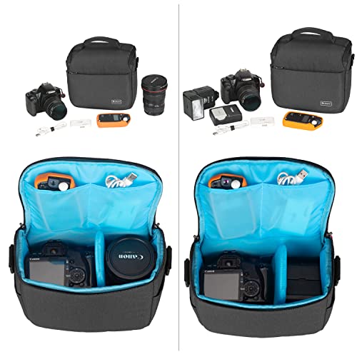 Dulepro Camera Bag, Slr Dslr Camera Bags, Waterproof And Anti-Shock Theft Camera Case Bag, Diy Padded Camera Shoulder Bag For Women/Men Travel Digital Dslr Photography Bags #TOP2