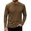 Brown - Mens Black Piping Raglan Shirt