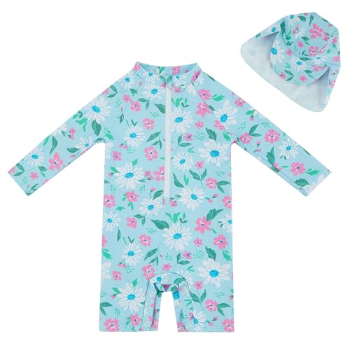 Image of UMELOK Baby Girl Swimsuit Infant UPF 50+ Bathing Suit Size Months