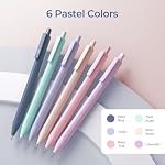 Nicpro 6PCS Pastel Cute Mechanical Pencil Set, Mechanical Pencils 0.5 & 0.7 mm with 6 Tubes HB (360PCS) Pencil Leads, 3PCS Erasers and 9PCS Eraser Refills, Aesthetic School Supplies for Girls Writing