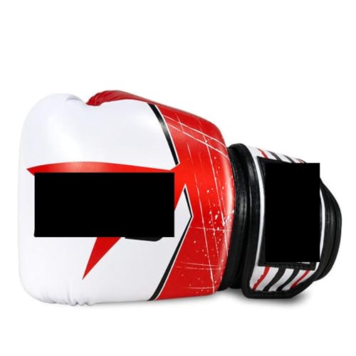 ボクシンググローブ トレーニング・格闘技・試合用ボクシンググローブ フィットネス エクササイズ 武道(赤)