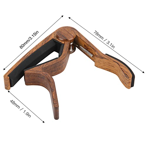 Capos en métal, Capodastre de guitare à ressort solide ergonomique portable à dégagement rapide 78x58x48mm pour… - Les Beatles, Paul McCartney, John Lennon, RIngo Starr, George Harrison Capos en métal, Capodastre de guitare à ressort solide ergonomique portable à dégagement rapide 78x58x48mm pour… – Image 8