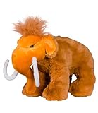 Plush Gear Mighty The Mammoth Plush Toy 8 Inch Soft & Cuddly Prehistoric Stuffed Animal, Adorable Woolly Mammoth Plush, Cute Ice Age Toy for Kids, Cozy Companion